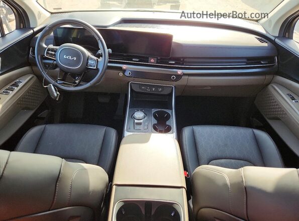 KNDNB5KA9T6128872 2026 KIA CARNIVAL Gray Widok deski rozdzielczej