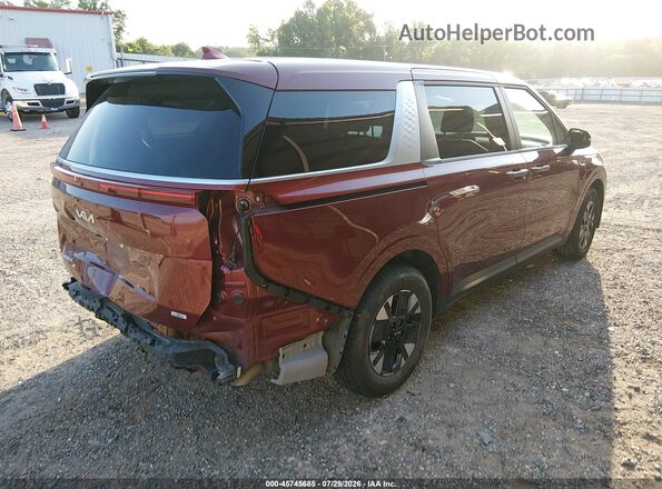 KNDNB5KAXT6110865 2026 KIA CARNIVAL MPV HYBRID Бордовый Задняя правая четверть