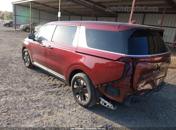 KNDNB5KAXT6110865 2026 KIA CARNIVAL MPV HYBRID Бордовый Задняя левая четверть