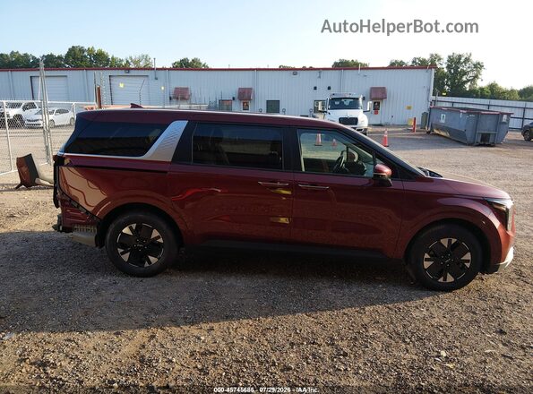 KNDNB5KAXT6110865 2026 KIA CARNIVAL MPV HYBRID Бордовый Панорамный вид салона 360°