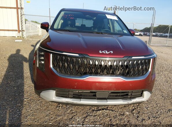 KNDNB5KAXT6110865 2026 KIA CARNIVAL MPV HYBRID Бордовый Вид задней части салона