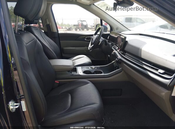 KNDNB5KAXT6118481 2026 KIA CARNIVAL MPV HYBRID Dark Blue Front interior view