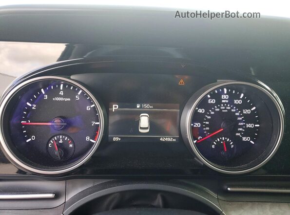 KNDNC5H34R6370368 2024 KIA CARNIVAL White Вид щитка приладів