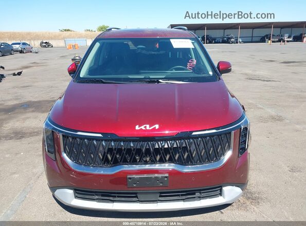 KNDNC5KA4S6037374 2025 KIA CARNIVAL MPV HYBRID Red ხელსაწყოთა პანელის ხედი