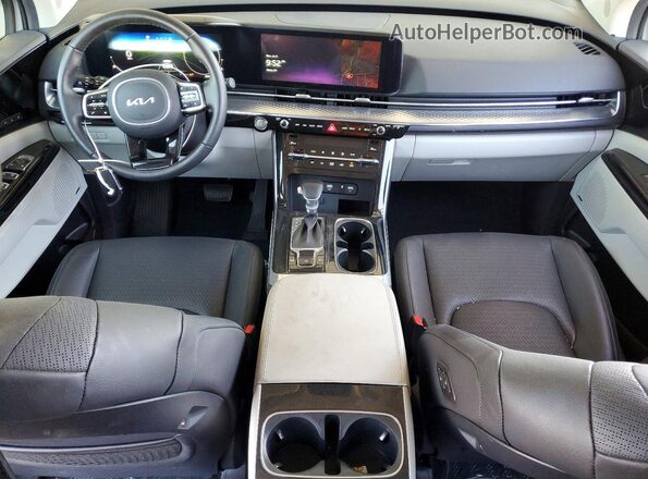 KNDNE5H31R6403644 2024 KIA CARNIVAL Gray Dashboard view