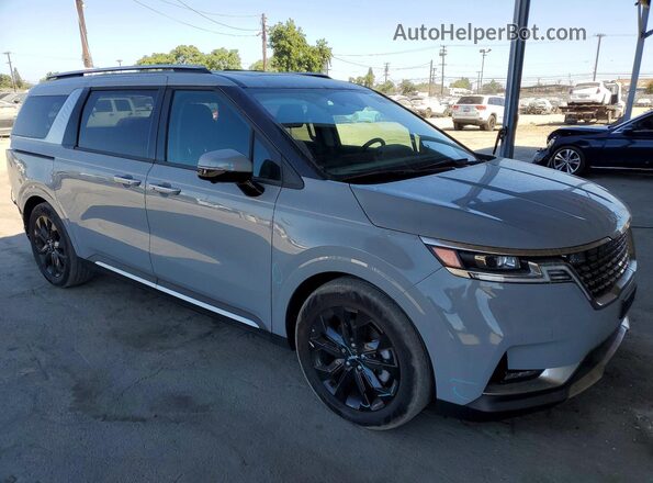 KNDNE5H31R6403644 2024 KIA CARNIVAL Gray Front right