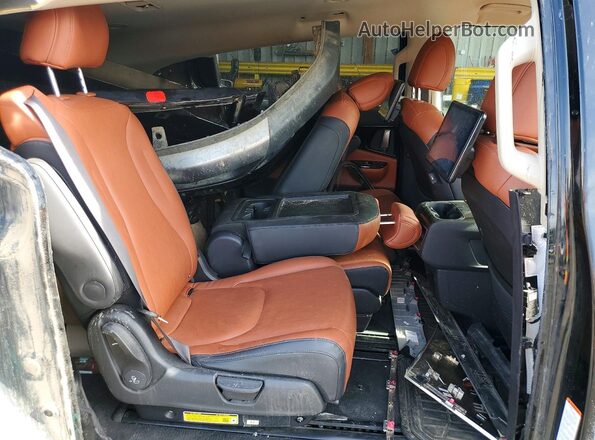KNDNE5H32R6350503 2024 KIA CARNIVAL Black Vista interior trasera
