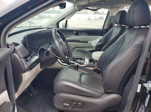 KNDNE5H33P6299199 2023 KIA CARNIVAL Black Vista interior delantera