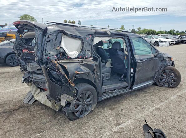 KNDNE5H33P6299199 2023 KIA CARNIVAL Black Trasero derecho