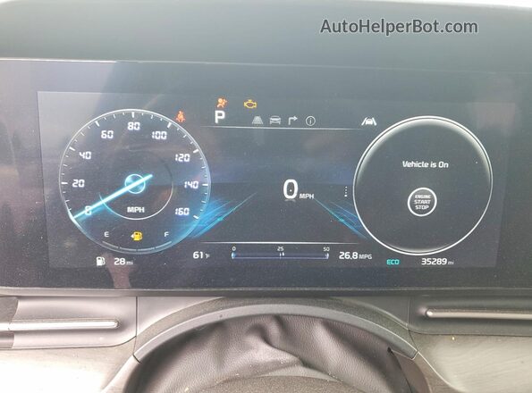 KNDNE5H33R6385034 2024 KIA CARNIVAL Black Widok zestawu wskaźników