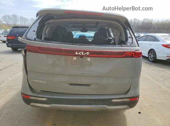 KNDNE5H34R6420096 2024 KIA CARNIVAL Gray Вид ззаду