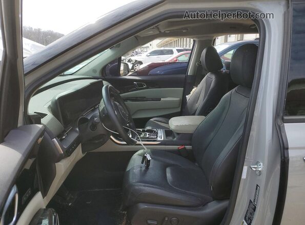 KNDNE5H34R6420096 2024 KIA CARNIVAL Gray Вид салону спереду