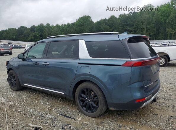 KNDNE5H35N6086915 2022 KIA CARNIVAL Синий Задняя левая четверть