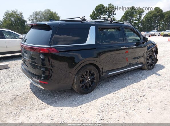 KNDNE5H38N6060938 2022 KIA CARNIVAL MPV Black Tył prawy