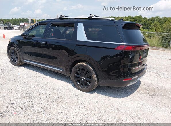 KNDNE5H38N6060938 2022 KIA CARNIVAL MPV Black Tył lewy