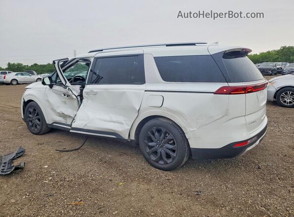 KNDNE5H3XR6337417 2024 KIA CARNIVAL White Հետևի ձախ