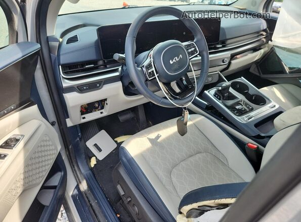 KNDNE5K30S6463459 2025 KIA CARNIVAL Gray Առջևի վահանակի տեսք