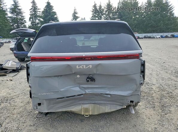 KNDNE5K35S6470634 2025 KIA CARNIVAL Gray Вид ззаду