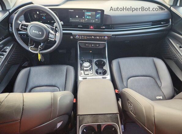 KNDNE5KA6S6034244 2025 KIA CARNIVAL White Вид панелі приладів