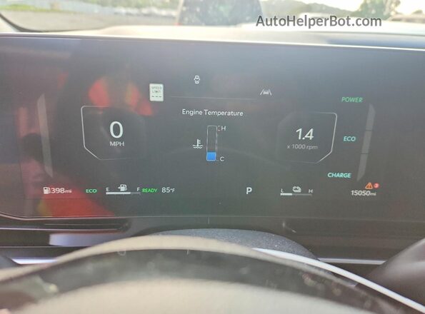 KNDNE5KA6S6034244 2025 KIA CARNIVAL White Вид щитка приладів