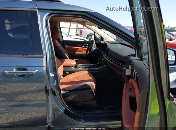 KNDNE5KA6T6099371 2026 KIA CARNIVAL MPV HYBRID Gray Front interior view