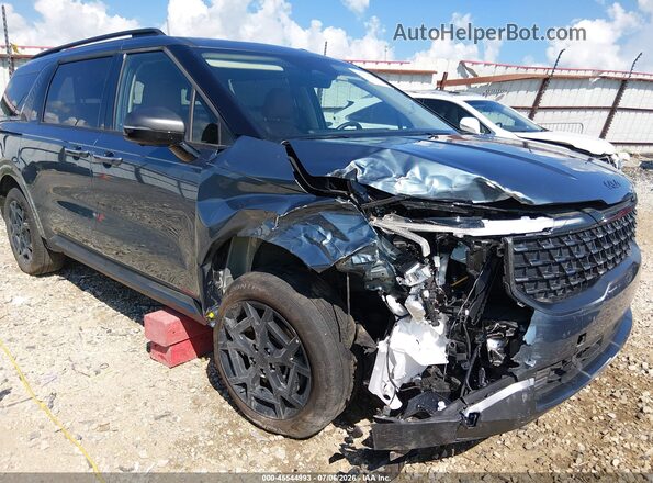 KNDNE5KA6T6099371 2026 KIA CARNIVAL MPV HYBRID Gray Front view