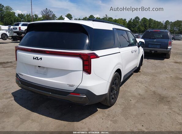 KNDNE5KA8S6067567 2025 KIA CARNIVAL MPV HYBRID White უკანა მარჯვენა
