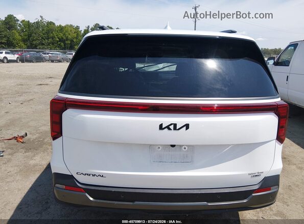 KNDNE5KA8S6067567 2025 KIA CARNIVAL MPV HYBRID White 