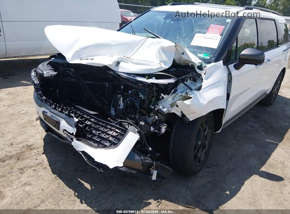 KNDNE5KA8S6067567 2025 KIA CARNIVAL MPV HYBRID White წინა ხედი