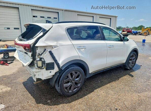 KNDP63AC0L7771626 2020 KIA SPORTAGE Белый Задняя правая четверть