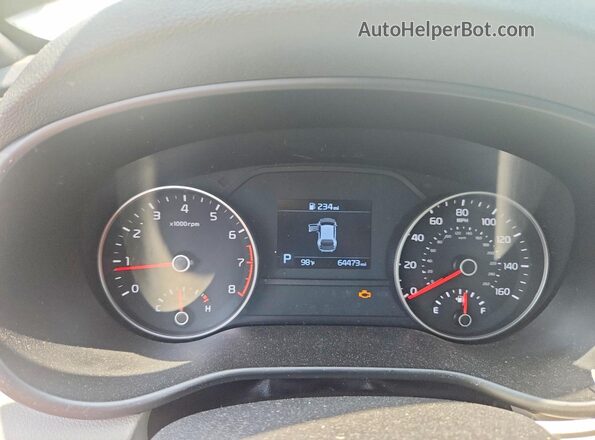 KNDP63AC0L7771626 2020 KIA SPORTAGE Белый Вид щитка приборов