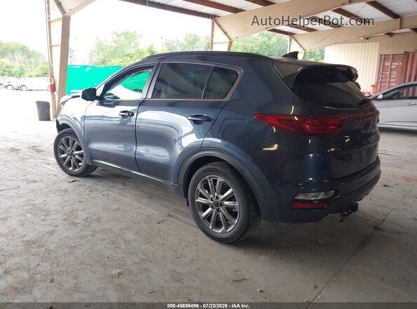 KNDP63AC0M7883960 2021 KIA SPORTAGE Blue Հետևի ձախ