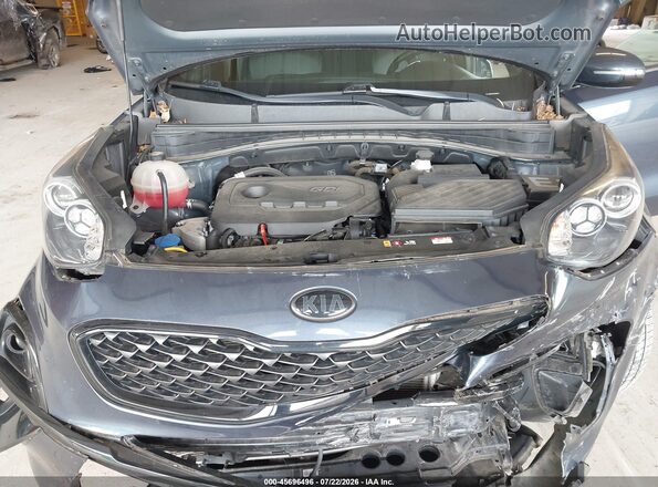 KNDP63AC0M7883960 2021 KIA SPORTAGE Blue Հետևի տեսք