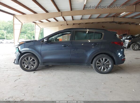 KNDP63AC0M7883960 2021 KIA SPORTAGE Blue Սալոնի 360 աստիճան տեսք