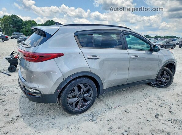 KNDP63AC0M7918271 2021 KIA SPORTAGE Silver Rear right
