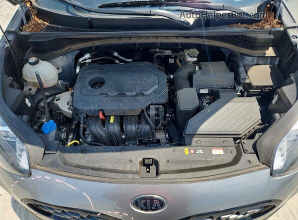 KNDP63AC0M7918271 2021 KIA SPORTAGE Silver Engine compartment view