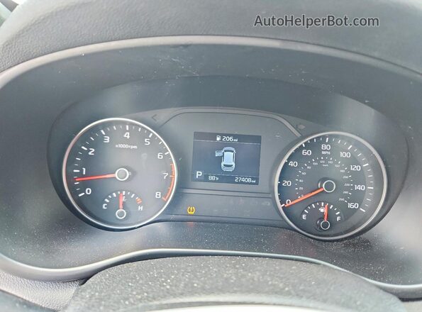 KNDP63AC0M7918271 2021 KIA SPORTAGE Silver Instrument cluster view