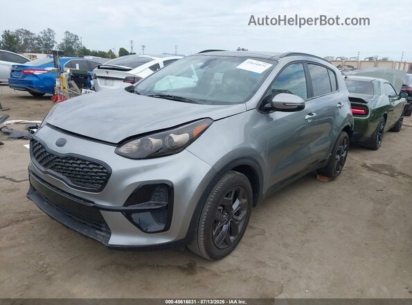 KNDP63AC0N7012283 2022 KIA SPORTAGE Gray Przód lewy