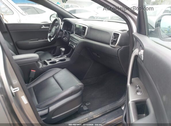 KNDP63AC0N7012283 2022 KIA SPORTAGE Gray Widok wnętrza z przodu
