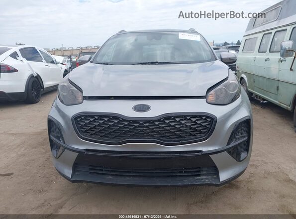 KNDP63AC0N7012283 2022 KIA SPORTAGE Gray Widok wnętrza z tyłu