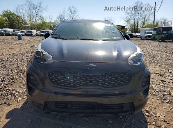 KNDP63AC1M7889167 2021 KIA SPORTAGE Black Widok z przodu