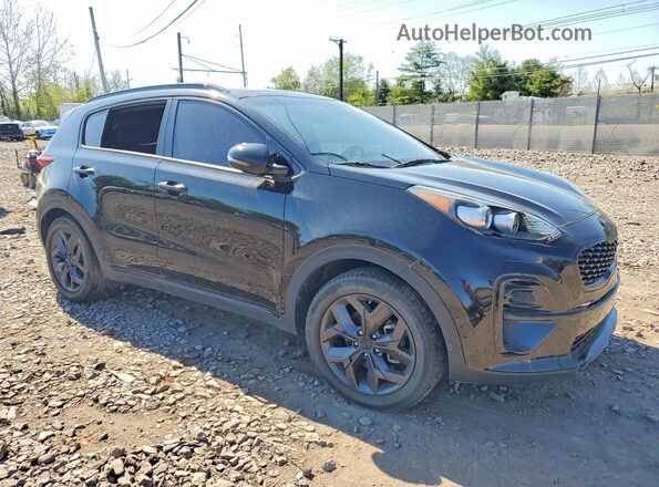 KNDP63AC1M7889167 2021 KIA SPORTAGE Black Przód prawy