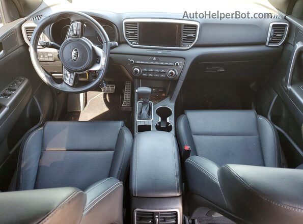 KNDP63AC1M7889167 2021 KIA SPORTAGE Black Widok deski rozdzielczej