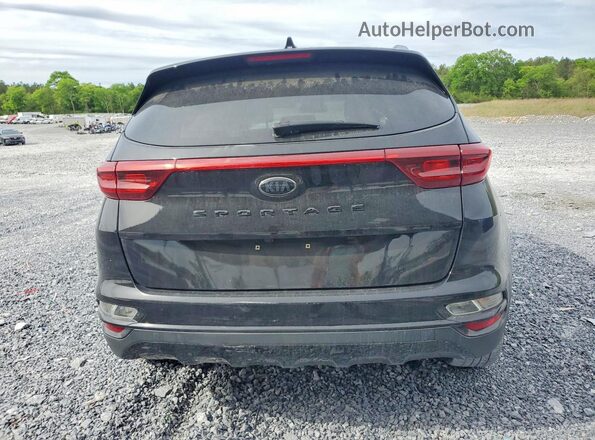 KNDP63AC1N7020926 2022 KIA SPORTAGE Black უკანა ხედი