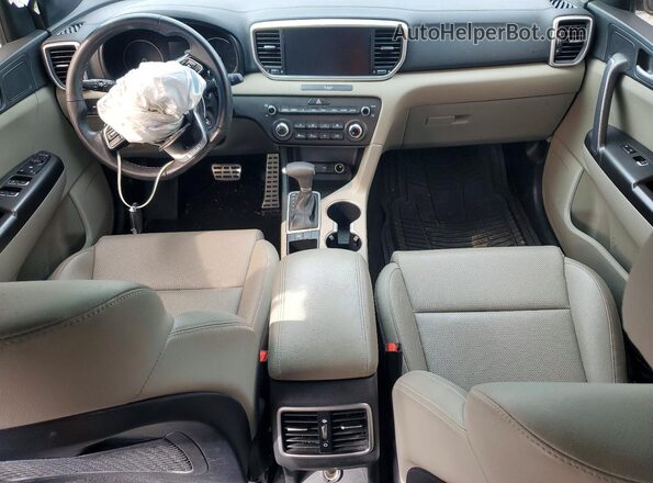 KNDP63AC1N7020926 2022 KIA SPORTAGE Black წინა პანელის ხედი