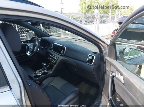KNDP63AC2M7934777 2021 KIA SPORTAGE Gray წინა სალონის ხედი