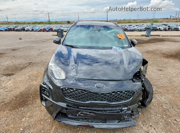 KNDP63AC2N7014388 2022 KIA SPORTAGE Черный Вид спереди
