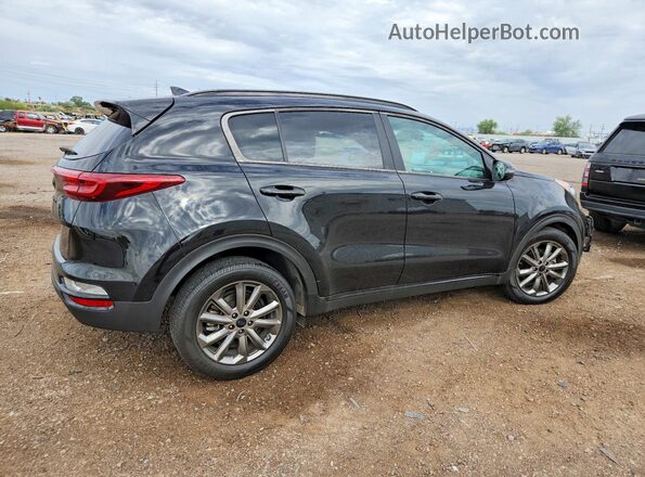 KNDP63AC2N7014388 2022 KIA SPORTAGE Черный Задняя правая четверть
