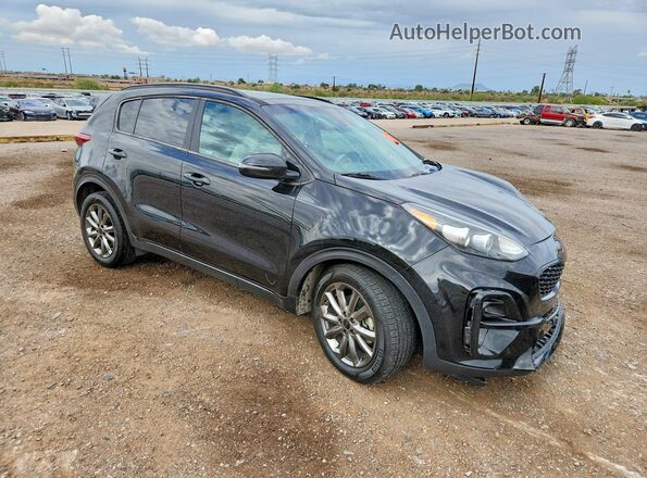 KNDP63AC2N7014388 2022 KIA SPORTAGE Черный Передняя правая четверть