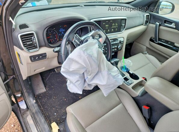KNDP63AC2N7014388 2022 KIA SPORTAGE Черный Вид панели приборов